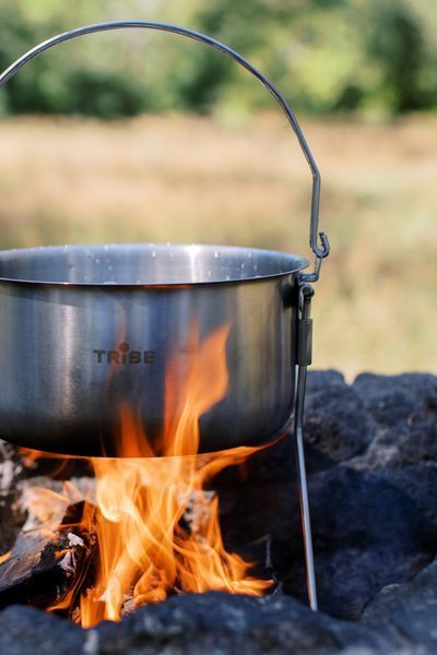 Казанок Tribe Fire Pot 5,4 л сталевий T-FH-0006-metal T-FH-0006-metal фото