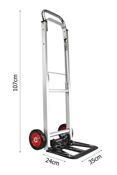 Тележка алюминиевая двухколесная складная 90 кг Mar-Pol M80084 21329 фото