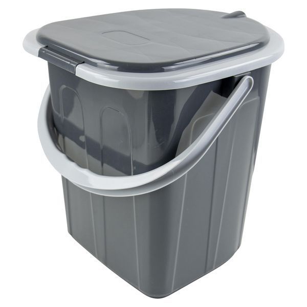 Біотуалет Bo-Camp Portable Toilet Square 20 Liters Grey (5502820) DAS3014 фото