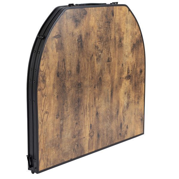 Стол Bo-Camp Woodbine Oval 150x80 cm Black/Wood look (1404230) DAS1276 фото