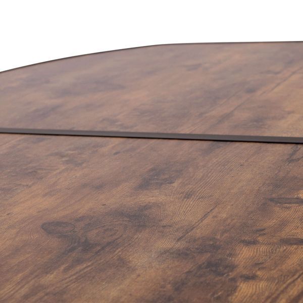 Стол Bo-Camp Woodbine Oval 150x80 cm Black/Wood look (1404230) DAS1276 фото
