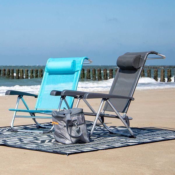 Крісло розкладне Bo-Camp Saint-Tropez Blue (1204784) DAS3219 фото