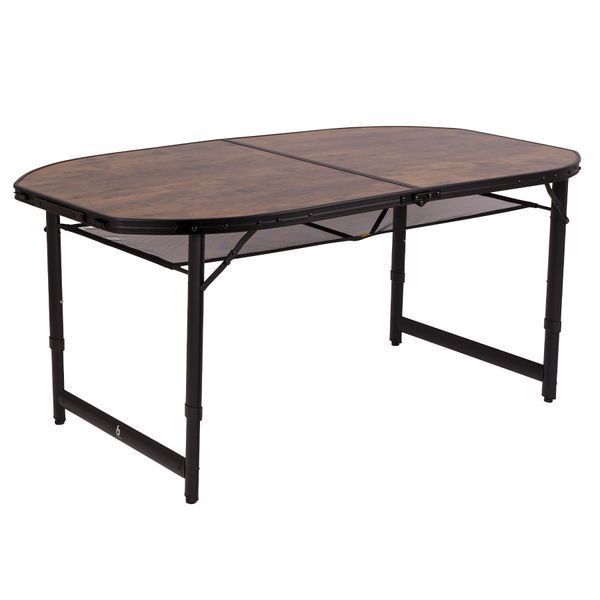 Стол Bo-Camp Woodbine Oval 150x80 cm Black/Wood look (1404230) DAS1276 фото