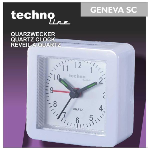 Часы настольные Technoline Modell SC White (Modell SC weis) DAS1605 фото