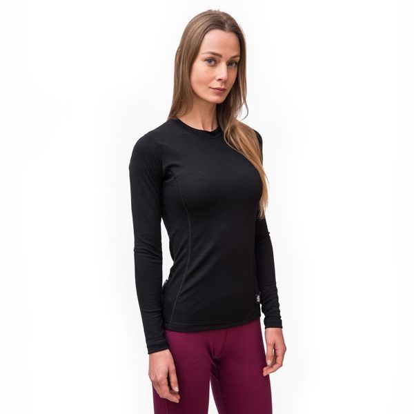 Термофутболка жіноча Sensor Merino DF LS black 15100029, SW11M-black-S SW11M-black-S фото