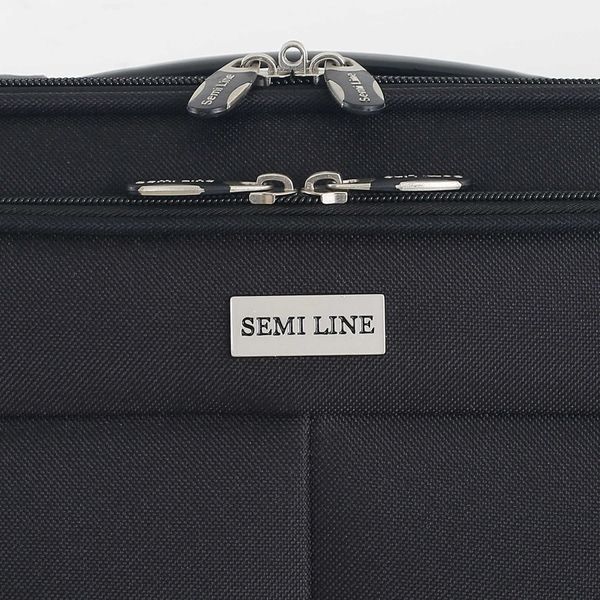 Валіза Semi Line 24" (M) Black/Blue Lines (T5753-2) DAS2887 фото