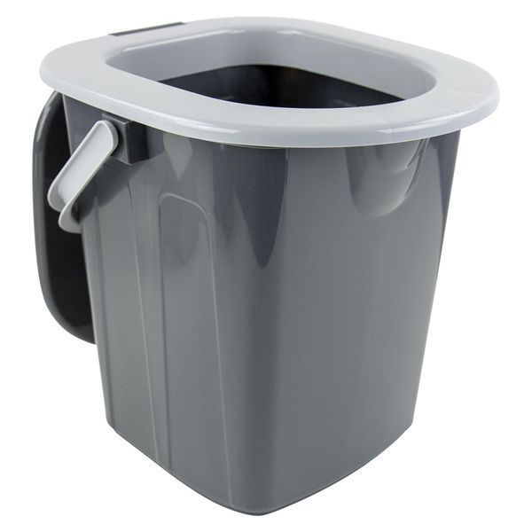 Біотуалет Bo-Camp Portable Toilet Square 20 Liters Grey (5502820) DAS3014 фото