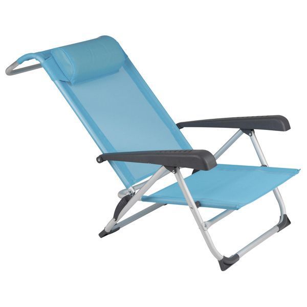Крісло розкладне Bo-Camp Saint-Tropez Blue (1204784) DAS3219 фото