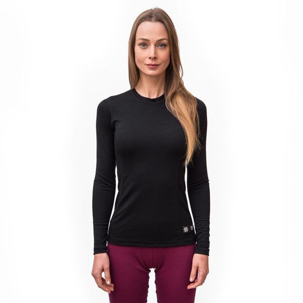 Термофутболка жіноча Sensor Merino DF LS black 15100029, SW11M-black-S SW11M-black-S фото