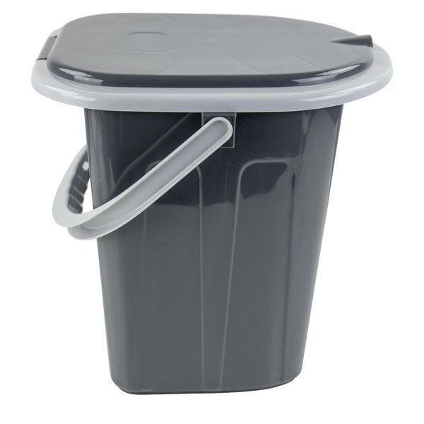 Біотуалет Bo-Camp Portable Toilet Square 20 Liters Grey (5502820) DAS3014 фото