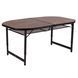 Стол Bo-Camp Woodbine Oval 150x80 cm Black/Wood look (1404230) DAS1276 фото 2