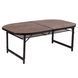 Стол Bo-Camp Woodbine Oval 150x80 cm Black/Wood look (1404230) DAS1276 фото 3