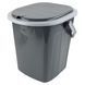 Біотуалет Bo-Camp Portable Toilet Square 20 Liters Grey (5502820) DAS3014 фото 1