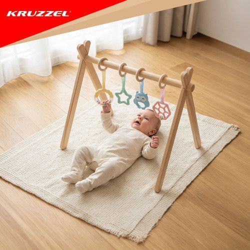 Деревянная развивающая подставка для детей Kruzzel 27361 50652 фото