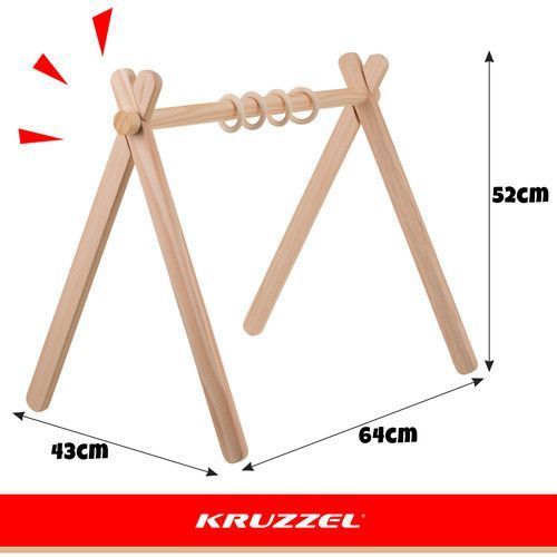 Деревянная развивающая подставка для детей Kruzzel 27361 50652 фото