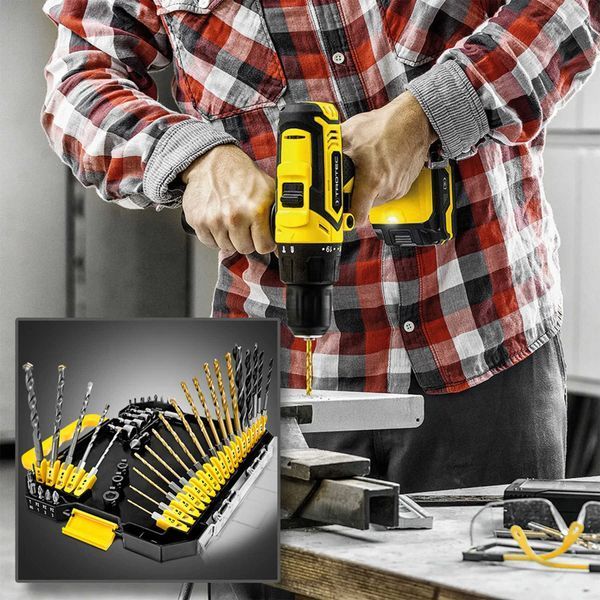 Набір біт і свердел Trotec 49 pieces Hexagon Shank Drill and Bit Set (6200001160) DAS2946 фото
