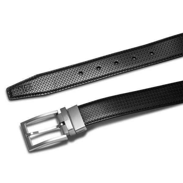 Ремень мужской кожаный Semi Line Black/Brown (P8232-0 L) DAS2991 фото