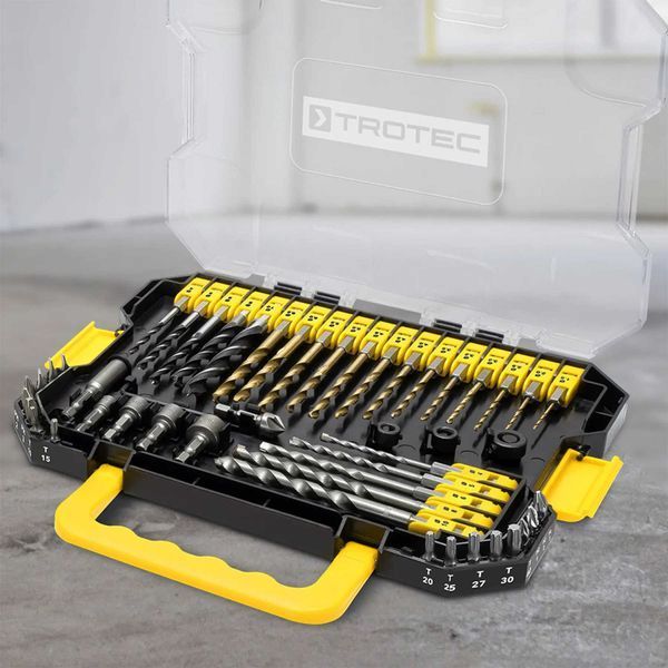 Набір біт і свердел Trotec 49 pieces Hexagon Shank Drill and Bit Set (6200001160) DAS2946 фото