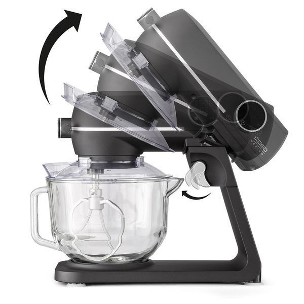 Кухонный комбайн тестомес CASO KM 1800 Black-G 1800W 14874 фото