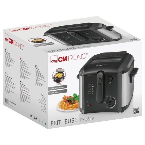 Фритюрница Clatronic FR 3649 2,5 л 1600 В 12345 фото