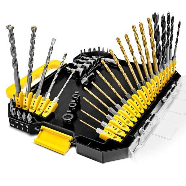 Набір біт і свердел Trotec 49 pieces Hexagon Shank Drill and Bit Set (6200001160) DAS2946 фото