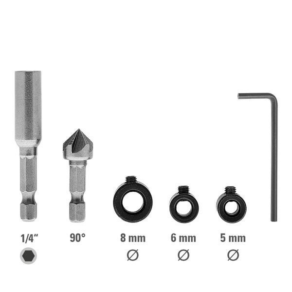 Набір біт і свердел Trotec 49 pieces Hexagon Shank Drill and Bit Set (6200001160) DAS2946 фото