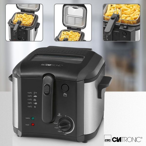 Фритюрница Clatronic FR 3649 2,5 л 1600 В 12345 фото