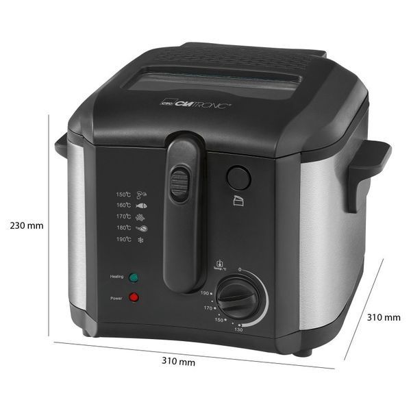 Фритюрница Clatronic FR 3649 2,5 л 1600 В 12345 фото