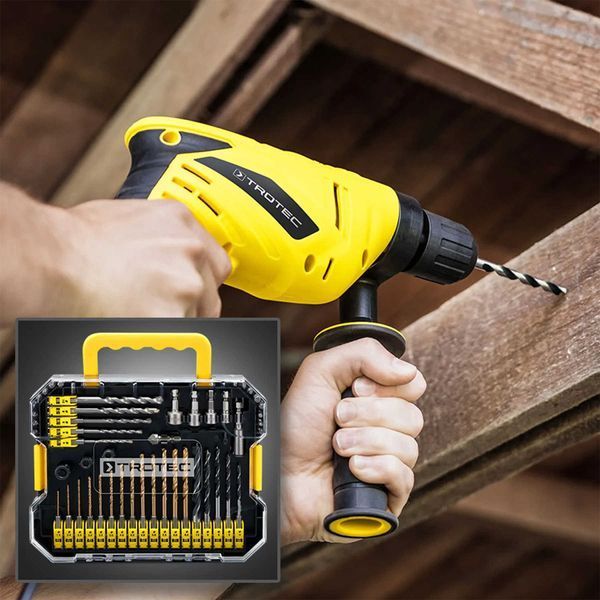 Набір біт і свердел Trotec 49 pieces Hexagon Shank Drill and Bit Set (6200001160) DAS2946 фото