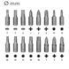 Набір біт і свердел Trotec 49 pieces Hexagon Shank Drill and Bit Set (6200001160) DAS2946 фото 17
