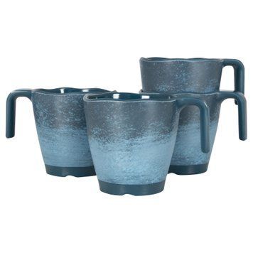 Набір чашок Gimex Mug Stone 4 Pieces 4 Person Dark Blue (6917120) DAS1795 фото