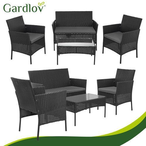 Садовая мебель из черного ротанга Gardlov 26908 49735 фото