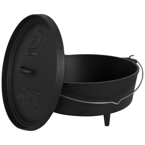 Казан с крышкой Bo-Camp Dutch Oven Cast Iron 31 cm/5 L Black (2122410) DAS3016 фото