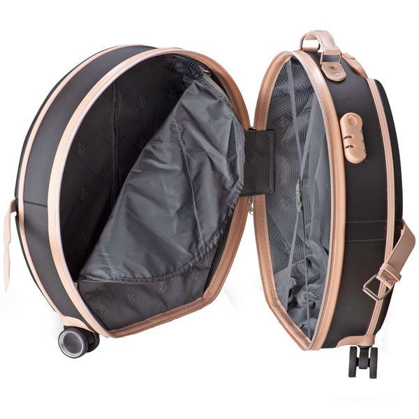Валіза Semi Line 24" (M) Black/Pink Cream (T5671-3) DAS2476 фото