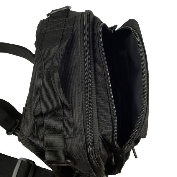 Сумка через плече Tribe Sling Pack 6,5 L T-IE-0003, black T-IE-0003-black фото