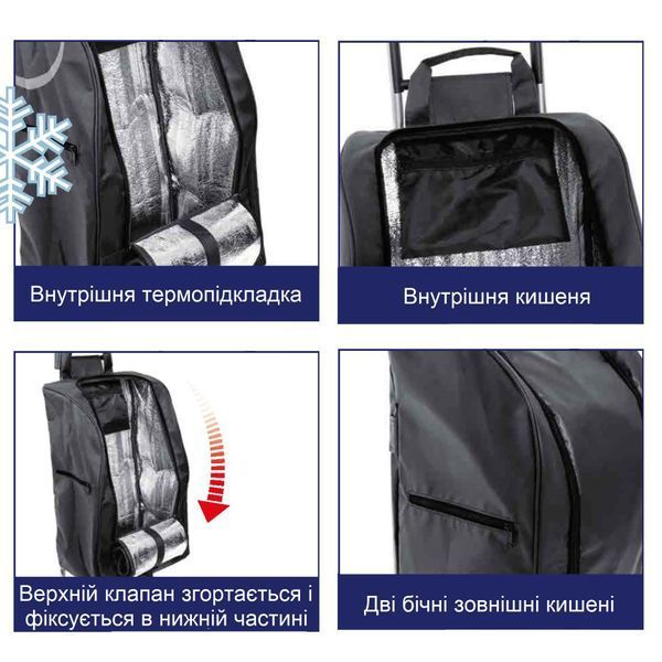 Сумка-візок Casa Si Partner Black (CS93076Y06S)_Discounted DAS3667 фото