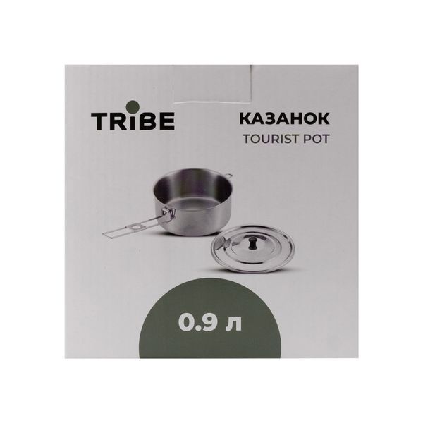 Казанок Tribe Tourist Pot 0,9 л сталевий T-FH-0007-metal T-FH-0007-metal фото