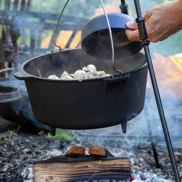 Казан с крышкой Bo-Camp Dutch Oven Cast Iron 31 cm/5 L Black (2122410) DAS3016 фото