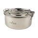 Казанок Tribe Tourist Pot 0,9 л сталевий T-FH-0007-metal T-FH-0007-metal фото 1