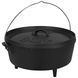 Казан с крышкой Bo-Camp Dutch Oven Cast Iron 31 cm/5 L Black (2122410) DAS3016 фото 1