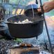 Казан с крышкой Bo-Camp Dutch Oven Cast Iron 31 cm/5 L Black (2122410) DAS3016 фото 4