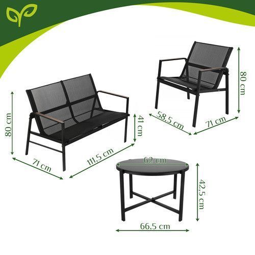 Комплект мебели для балкона 4 предмета Gardlov 27622 49702 фото