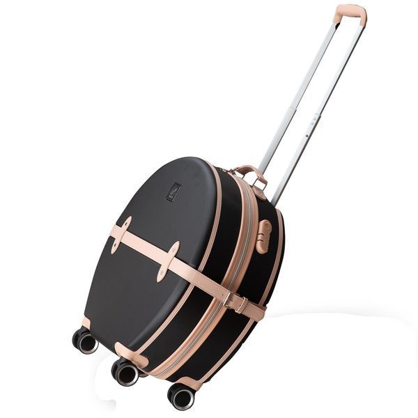 Валіза Semi Line 20" (S) Black/Pink Cream (T5671-2) DAS2477 фото