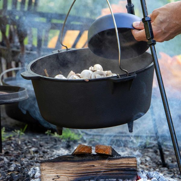 Казан с крышкой Bo-Camp Dutch Oven Cast Iron 31 cm / 7.1 L Black (2122415) DAS3019 фото