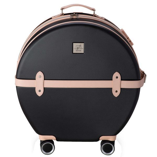 Валіза Semi Line 20" (S) Black/Pink Cream (T5671-2) DAS2477 фото