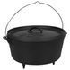Казан с крышкой Bo-Camp Dutch Oven Cast Iron 31 cm / 7.1 L Black (2122415) DAS3019 фото 1