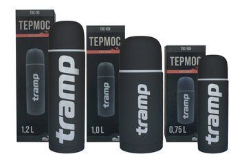 Термос TRAMP Soft Touch 1,2 л, Сірий TRC-110-grey фото