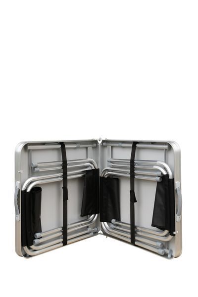 Набір меблів Tramp МДФ стіл 120х60х55/60/70см+4 табурета TRF-035 TRF-035 фото