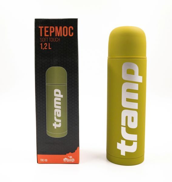 Термос TRAMP Soft Touch 1,2 л, Сірий TRC-110-grey фото