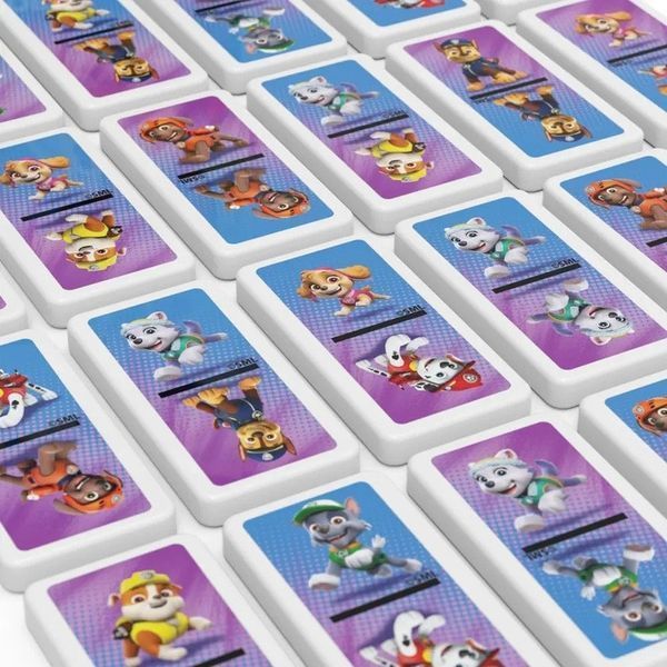 Настольная игра Spin Master Домино Щенячий патруль в жестяной коробке 6067468 12399 фото